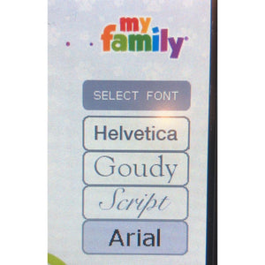 My Family ID TAG BASIC COLLECTION HEART GREEN IN ALUMINUM