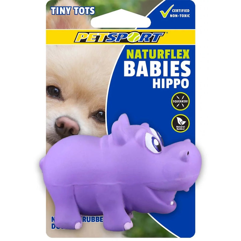 PetSport Naturflex Babies Hippo Tiny Tots - 3.5"