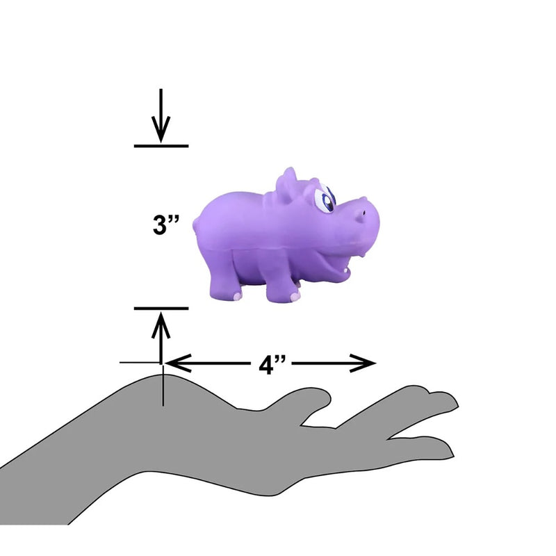 PetSport Naturflex Babies Hippo Tiny Tots - 3.5"