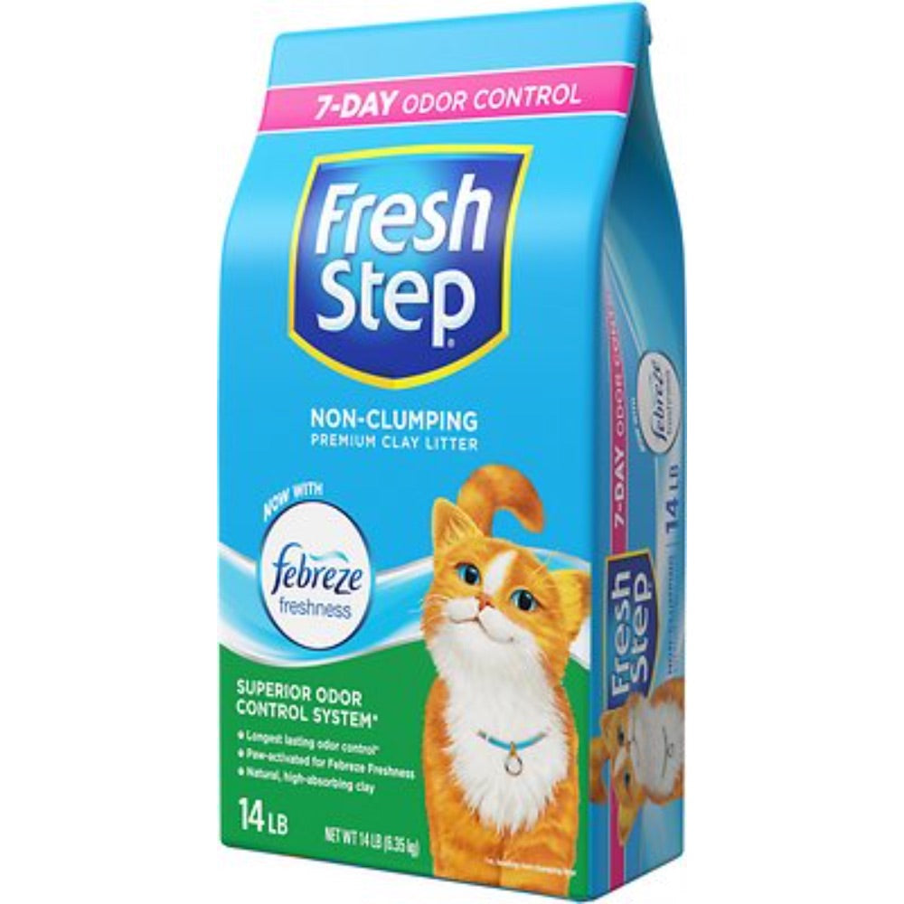 Fresh Step Febreze Scented Non-Clumping Clay Cat Litter