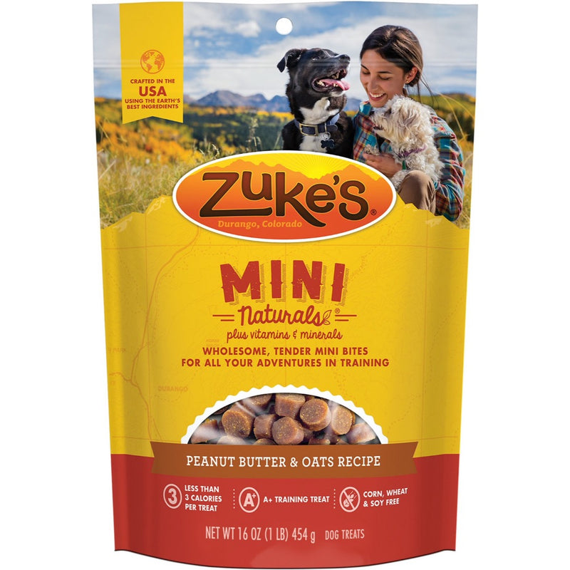 Zuke's Mini Naturals Peanut Butter & Oats 6 Oz.