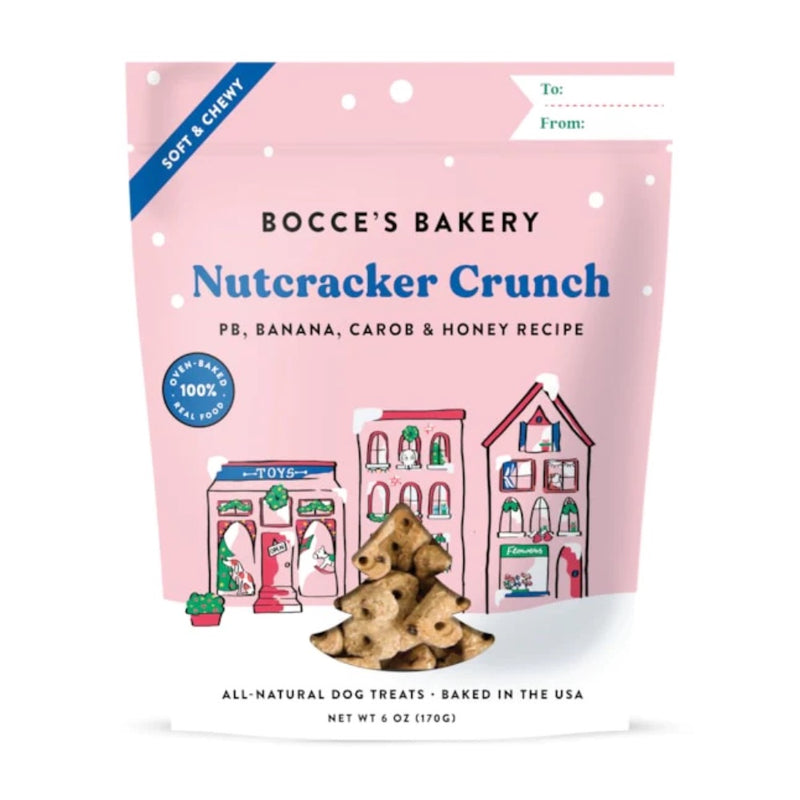 Bocce's Bakery Nutcracker Soft and Chewy Dog Treats - 6 Oz