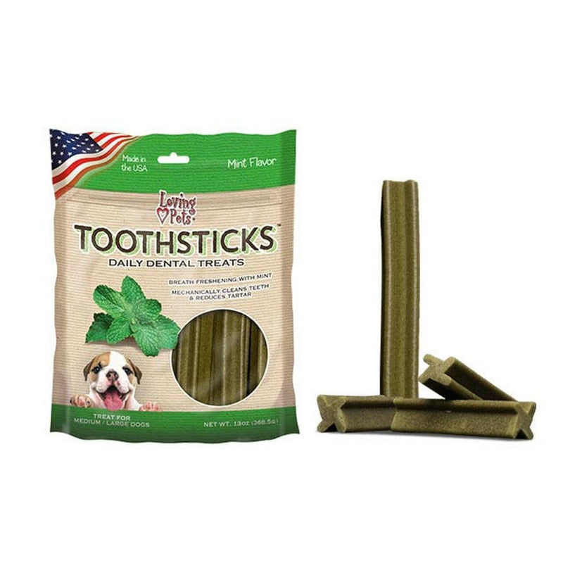 Loving Pets Toothsticks Fresh Mint Dental Sticks