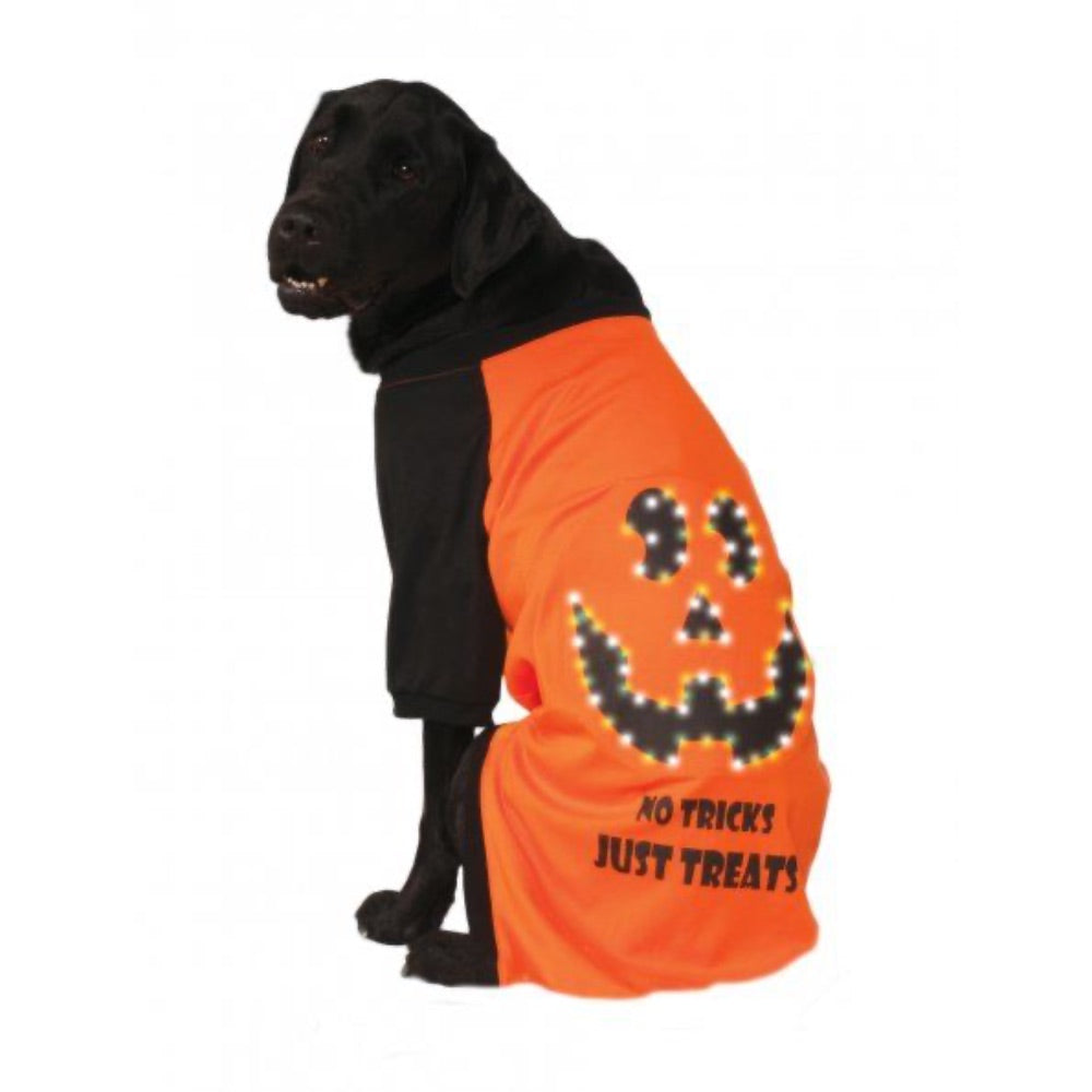 Rubie's Big Dog No Tricks Just Treats LED Shirt Costume