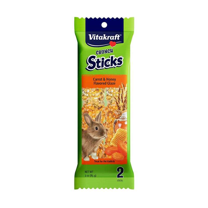 Vitakraft® Crunch Sticks Carrot Honey Flavored Glaze for Rabbits, 3 Oz