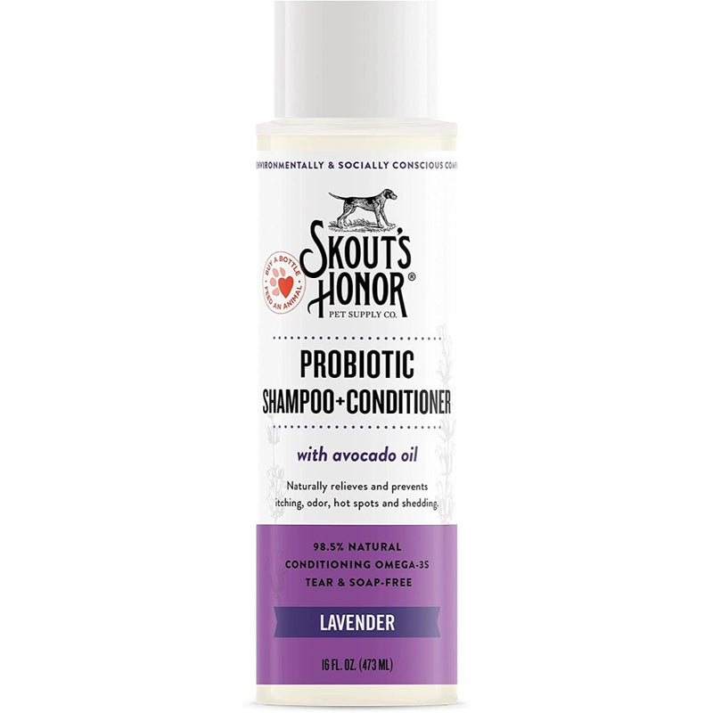 Skout's Honor Probiotic Shampoo + Conditioner Lavender 16oz