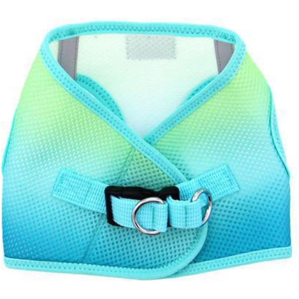 Doggie Design American River Choke Free Dog Harness Ombre Collection - Aruba Blue