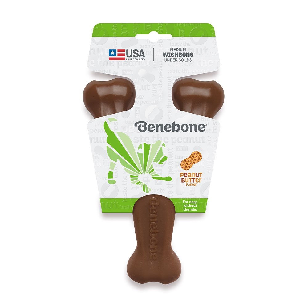 Benebone® Wishbone Peanut Butter Flavor Dog Chew
