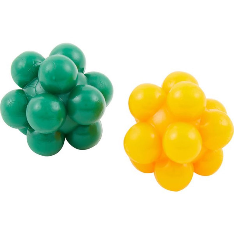 Ethical Pet Spot Atomic Rubber Bouncing Ball Cat Toy - 2-pack