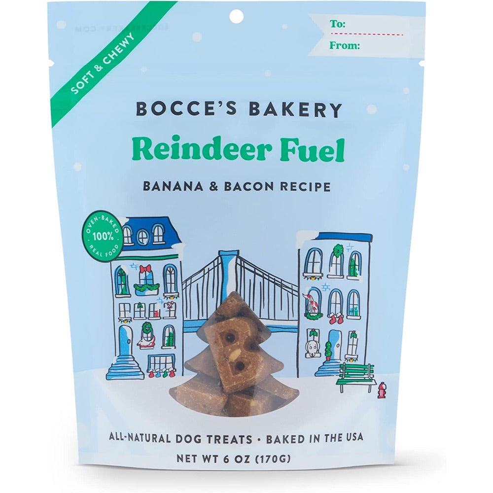 Bocce's Bakery Reindeer Fuel Soft & Chewy Dog Treats - 6oz