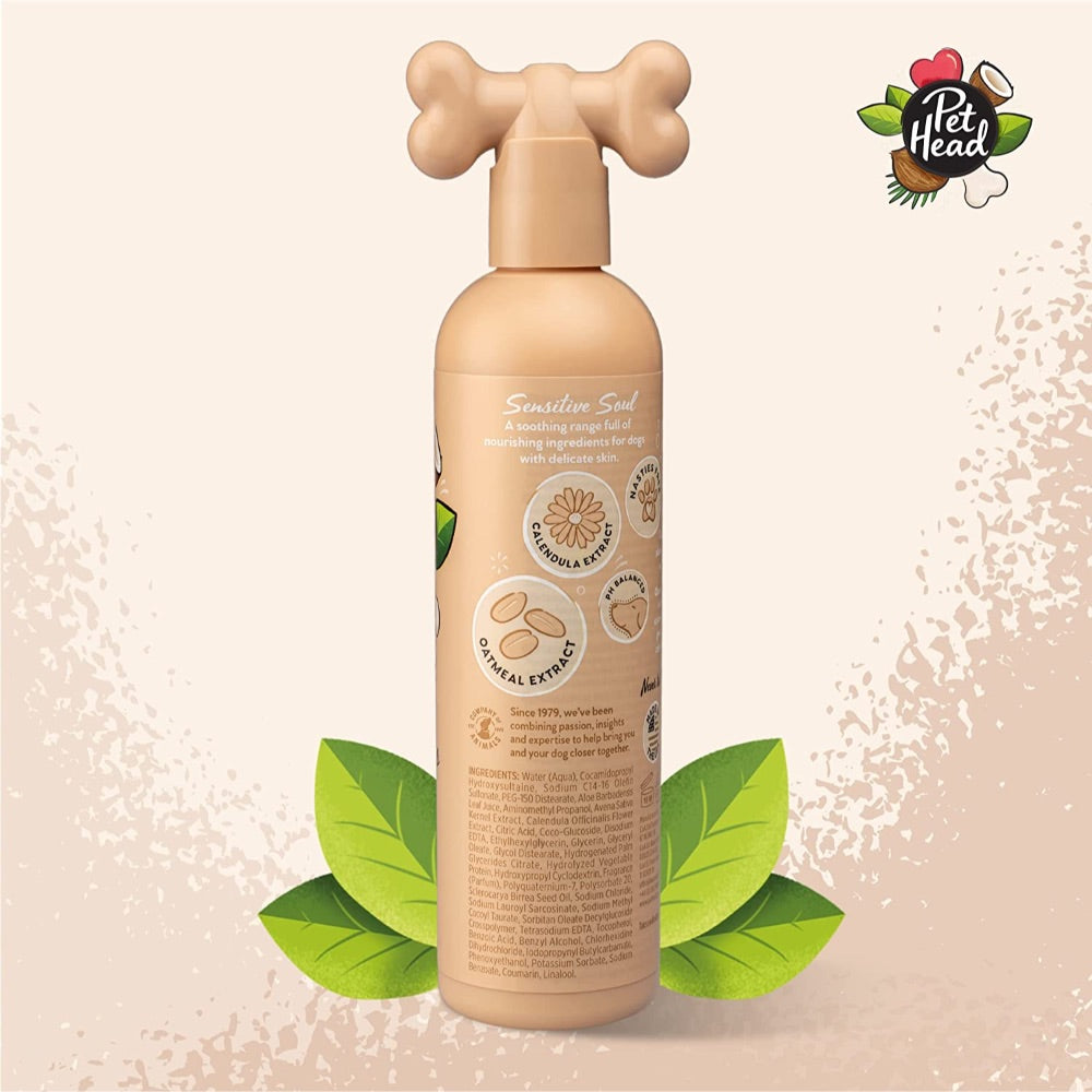 Pet Head Sensitive Soul Shampoo- Coconut Scented 16 oz.