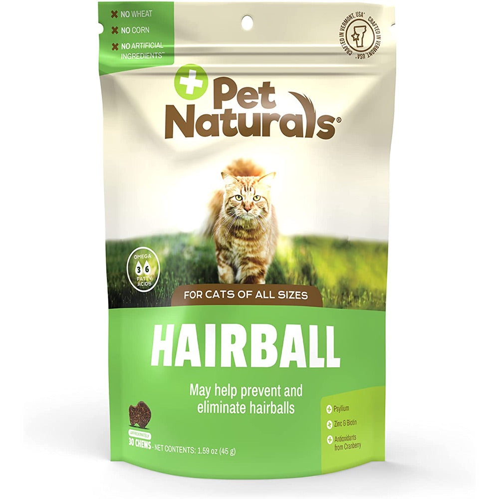 Pet Naturals HAIRBALL FOR CATS - 30 Chews