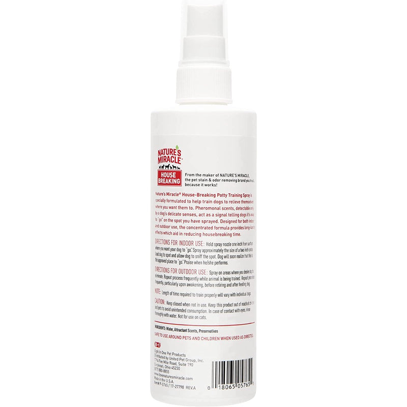 Nature's Miracle House Breaking Potty Training Spray - 8fl.oz