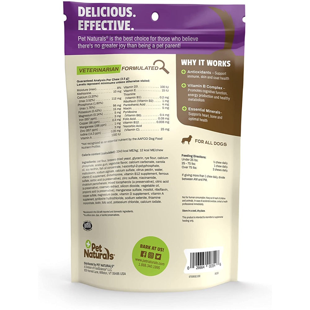 Pet Naturals by Vermont Daily Multi Chews for Dogs - 30 Chews