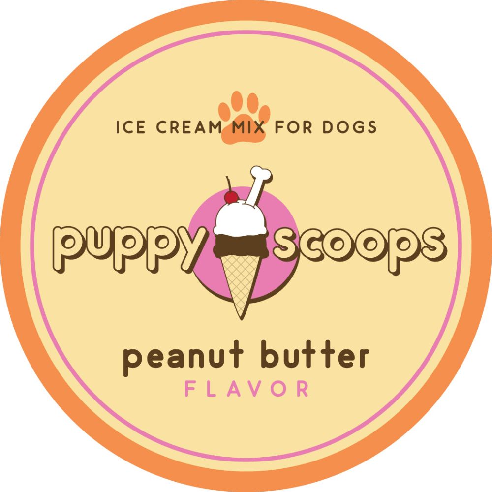 Puppy Scoops Ice Cream Mix - Peanut Butter 16oz