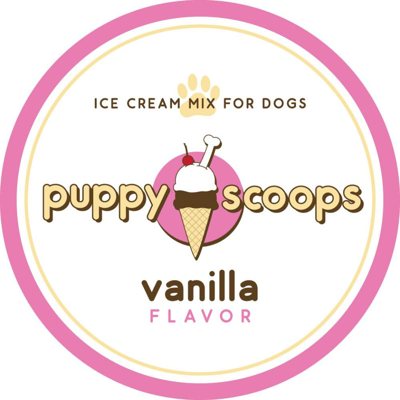 Puppy Scoops Ice Cream Mix - Vanilla