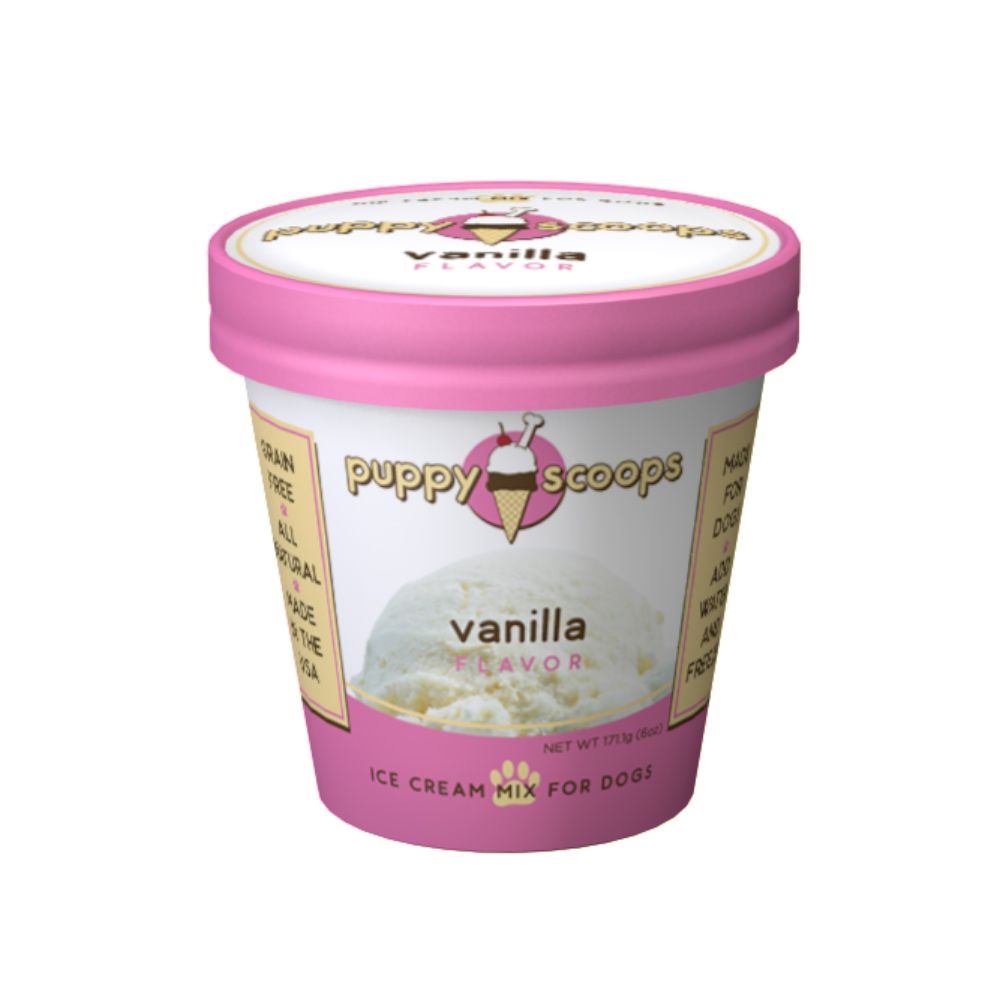 Puppy Scoops Ice Cream Mix - Vanilla