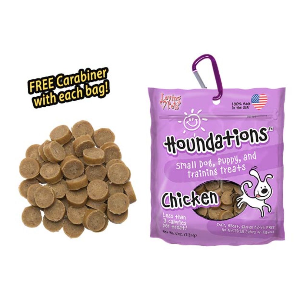 Houndations Bite Size Soft Chew Treat Chicken Recipe Paws and Whiskers