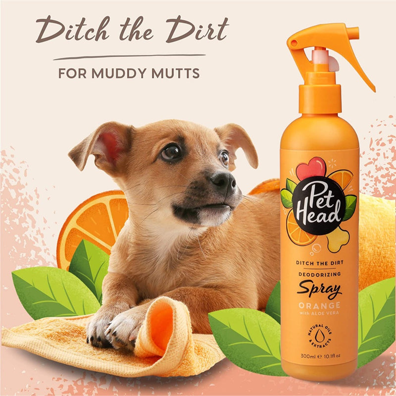 Pet Head Ditch The Dirt Spray- Orange Scent 10.1 oz.