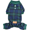 Parisian Pet Green/Blue Plaid Scottish Pajama