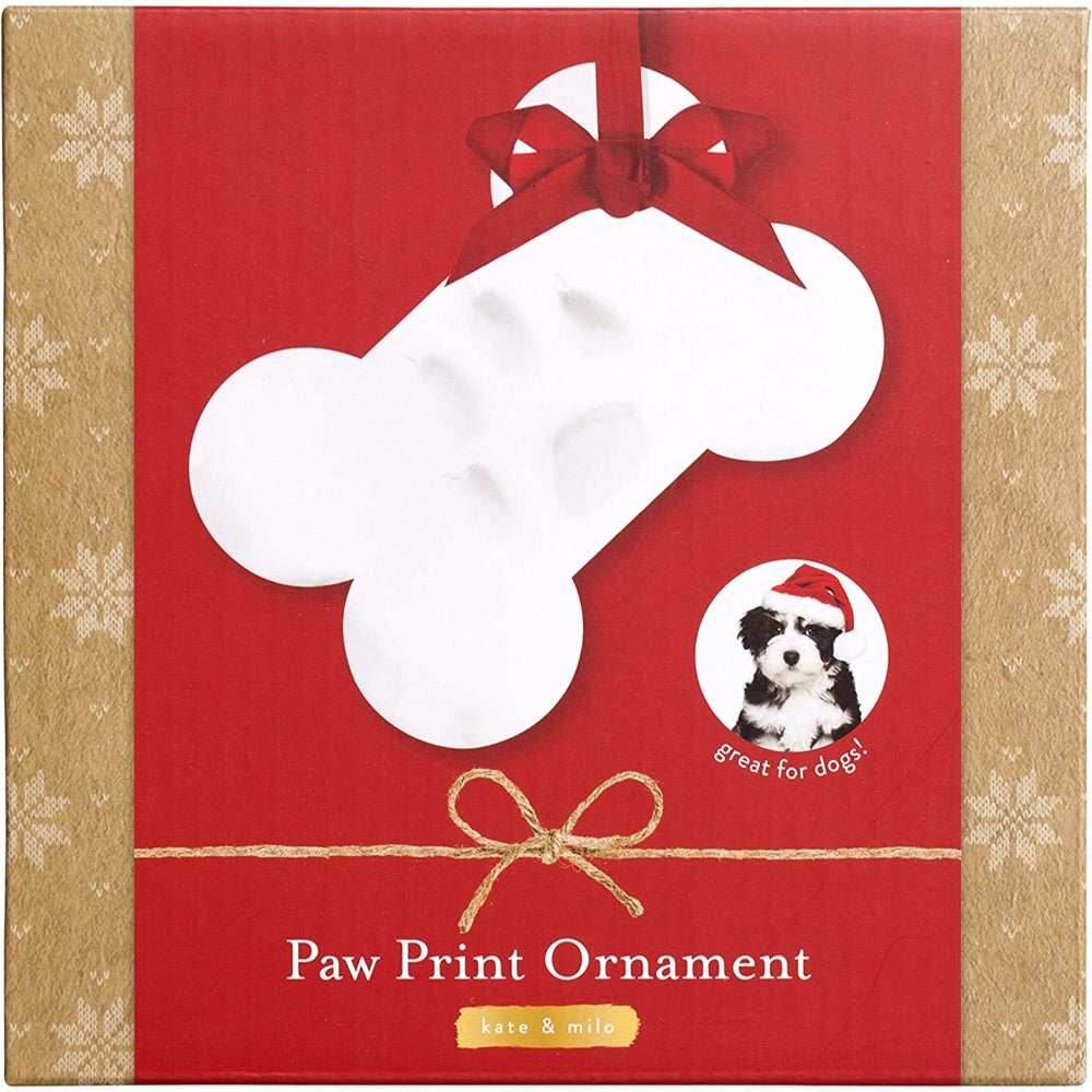 Pearhead Pawprints Keepsake Bone Ornament