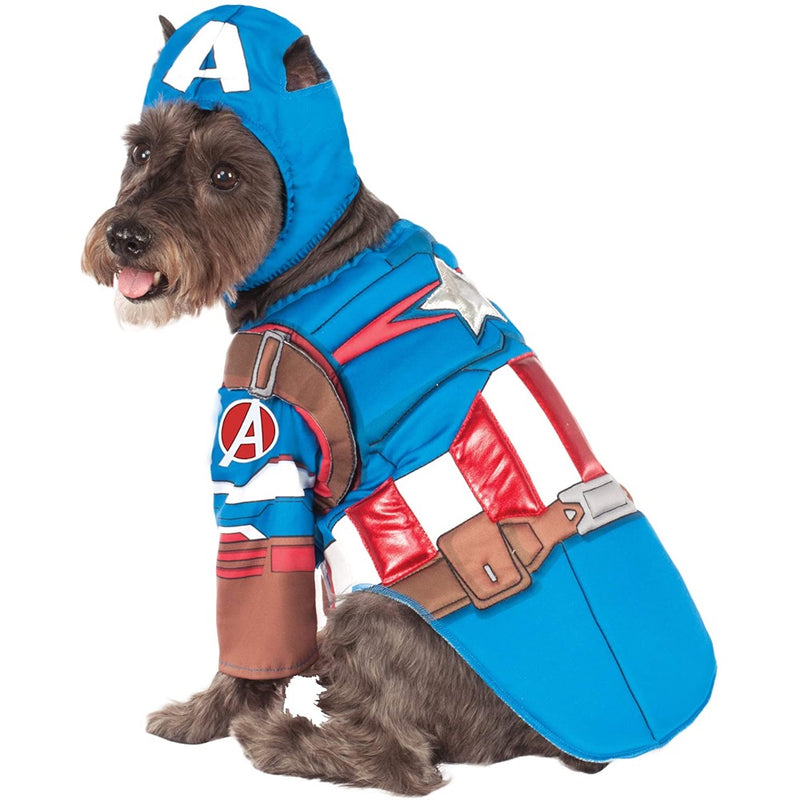 Rubie's Marvel Avengers Assemble Deluxe Captain America Pet Costume