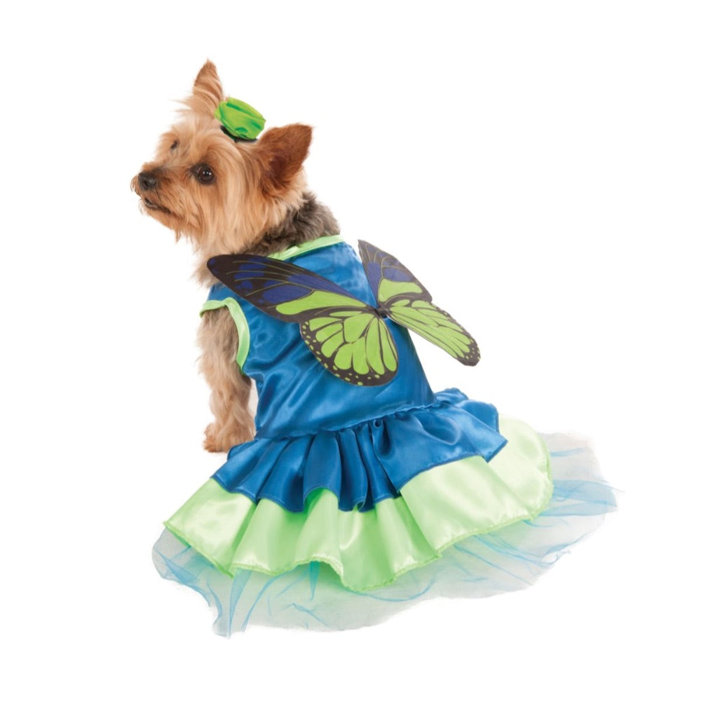 Rubie's Pixie Pup (green & blue) With Wings Pet Costume