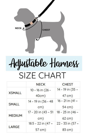 Sassy Woof ADJUSTABLE HARNESS - NAPA