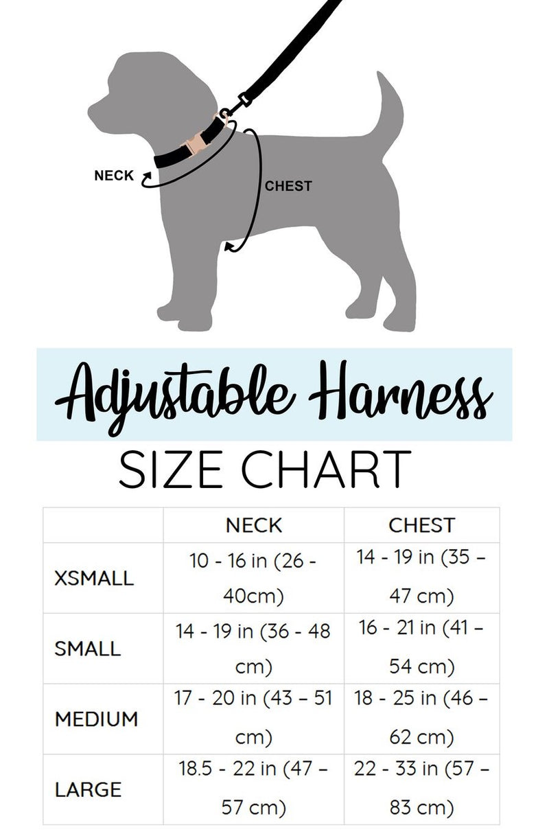 Sassy Woof ADJUSTABLE HARNESS - NAPA