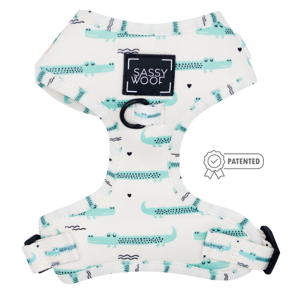 Sassy Woof Adjustable Harness -  ALLIGATOR