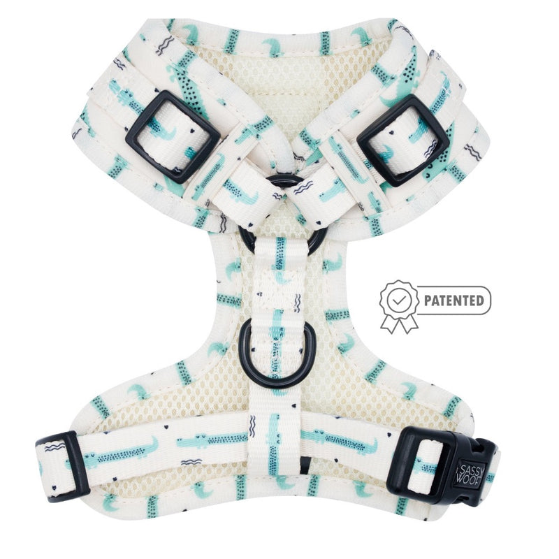 Sassy Woof Adjustable Harness -  ALLIGATOR