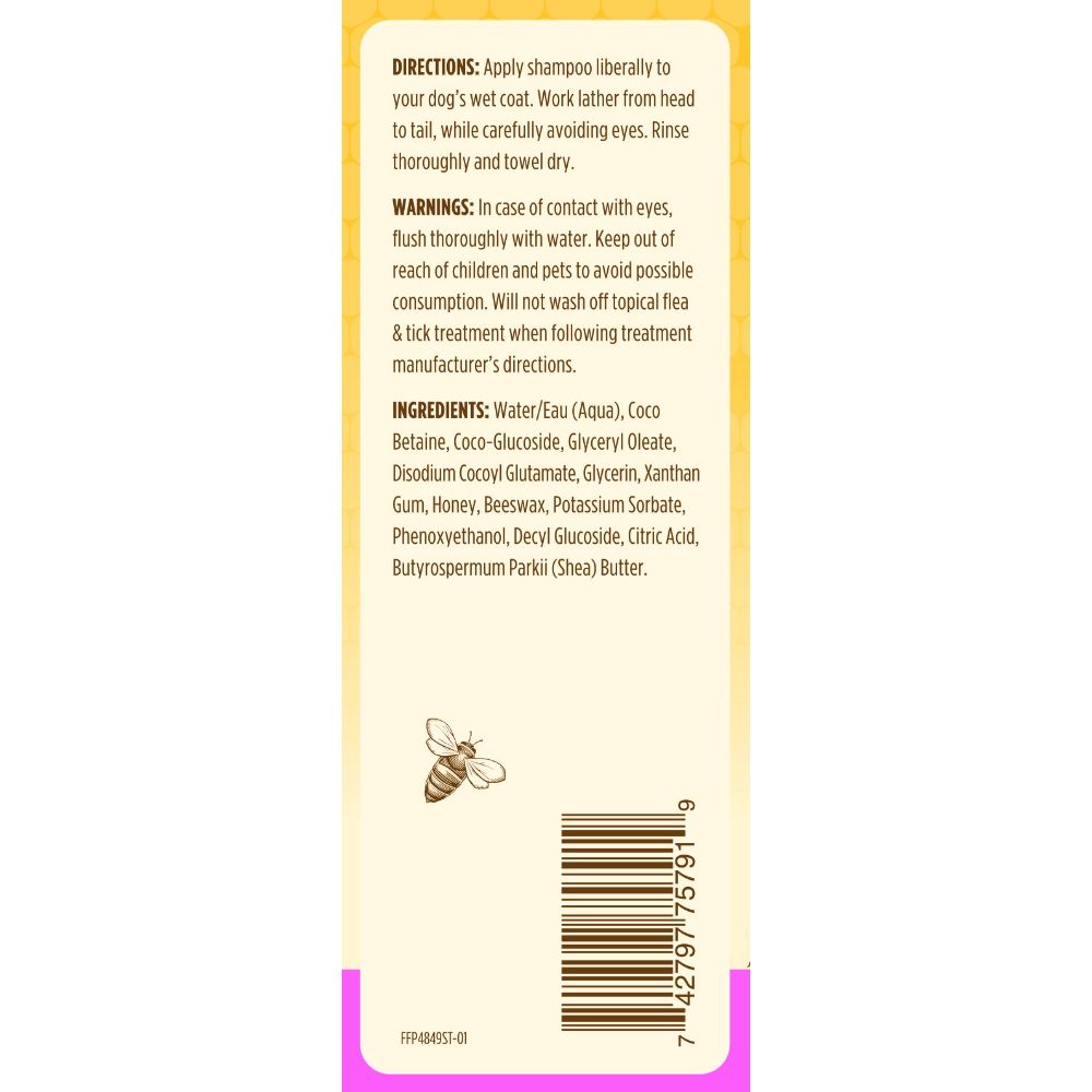 Burts Bees Hypoallergenic Shampoo with Shea Butter and Honey, 16 Ounces