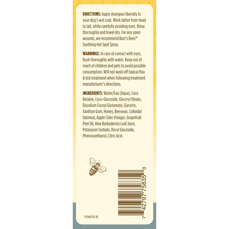 Burts Bees Skin-Soothing Shampoo with Rosemary and Honey, 16 Ounces