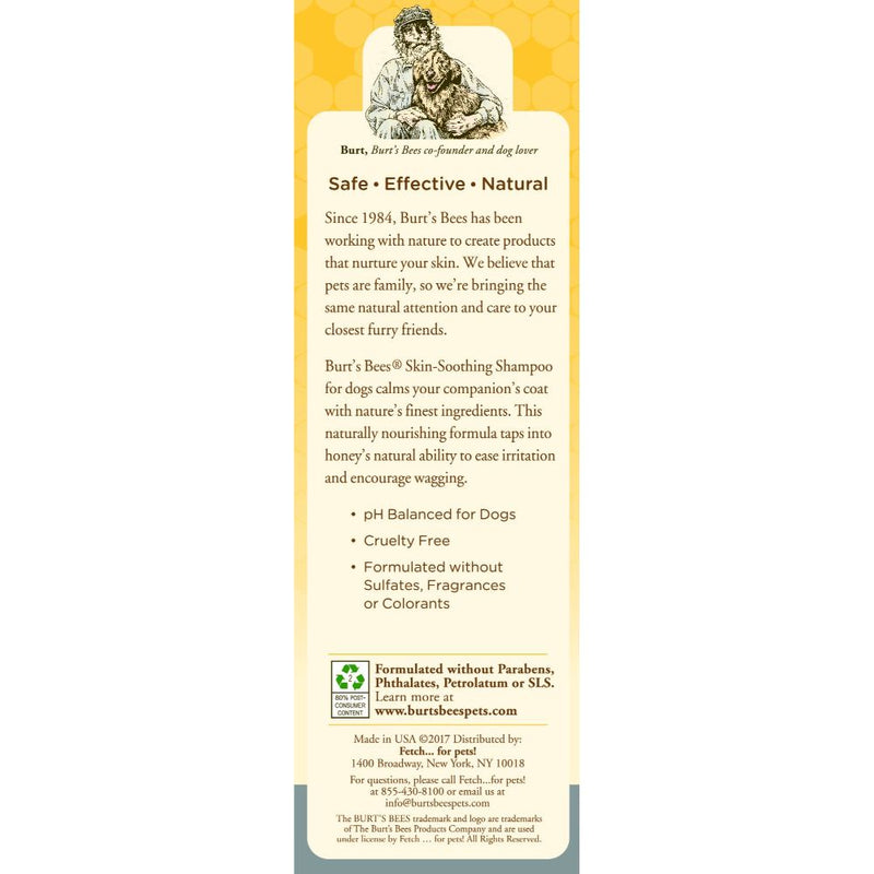 Burts Bees Skin-Soothing Shampoo with Rosemary and Honey, 16 Ounces