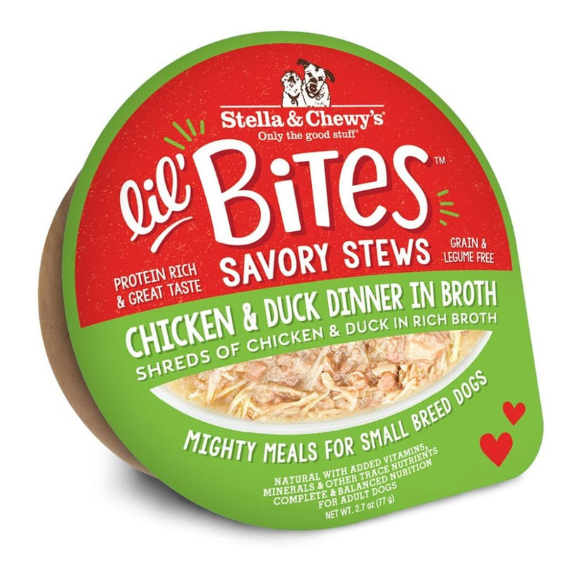 Stella & Chewy's® Lil' Bites™ Savory Stews Chicken & Duck Dinner in Broth for Dogs 2.7oz