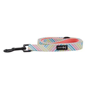 Sassy Woof Leash - Rainbow Sherbet