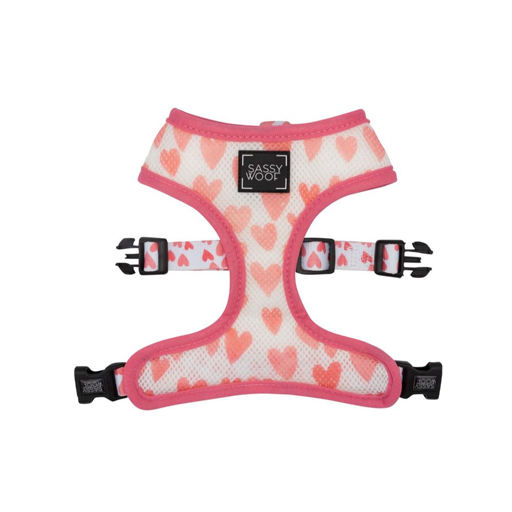 Sassy Woof REVERSIBLE HARNESS - DOLCE ROSE