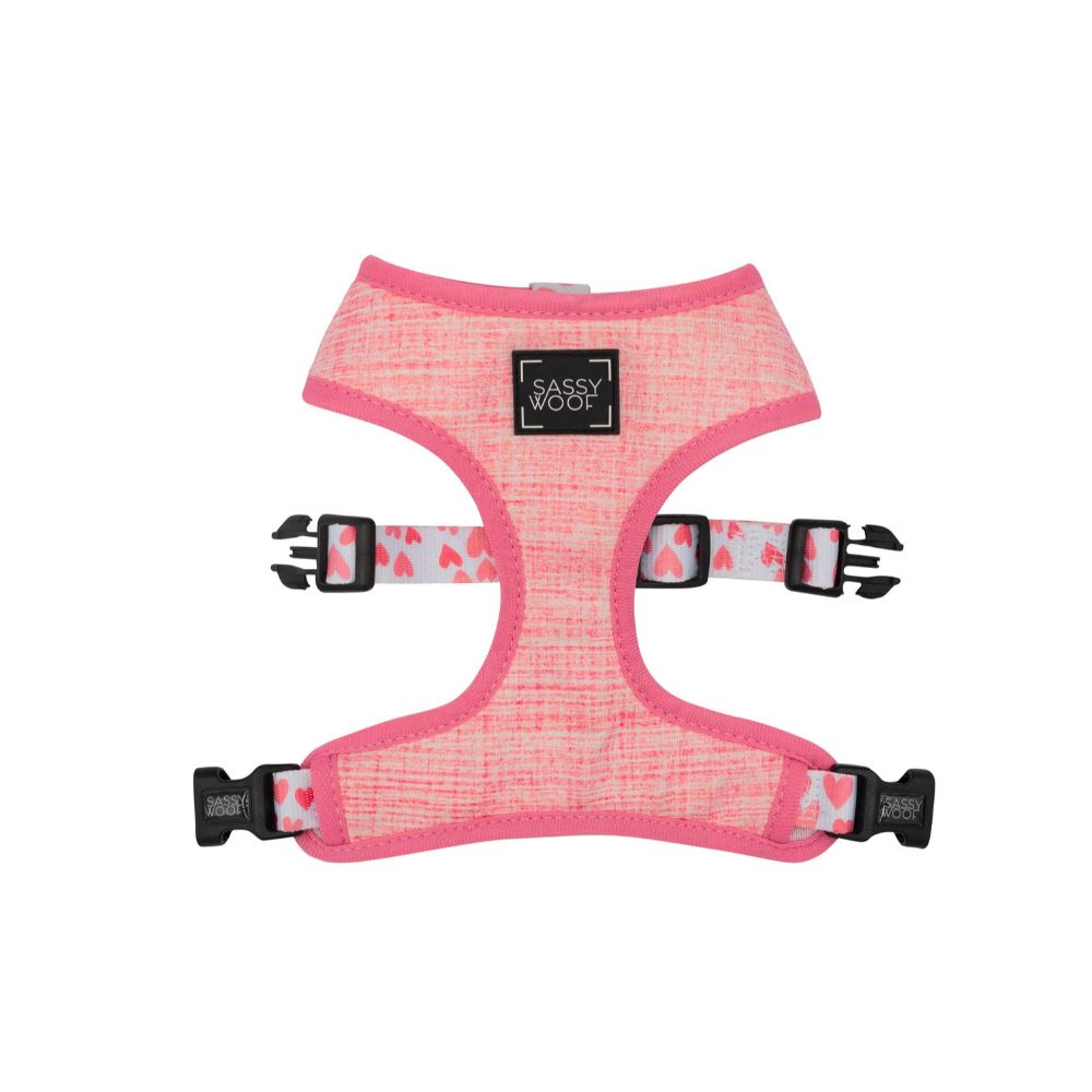 Sassy Woof REVERSIBLE HARNESS - DOLCE ROSE