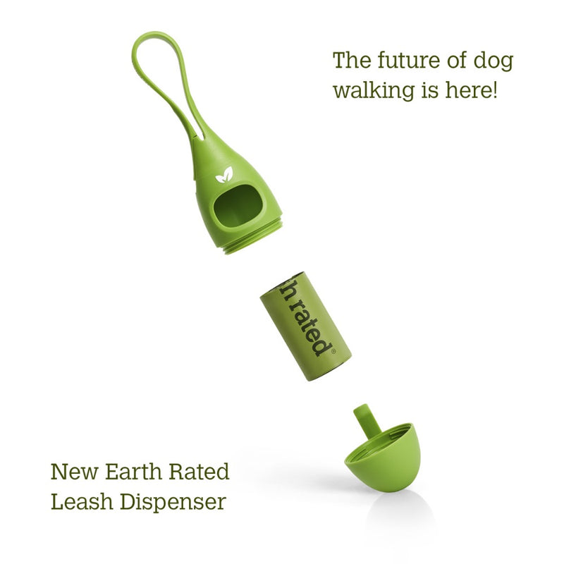 Earth Rated Leash Dispenser 2.0 with 15 Bags - Lavender
