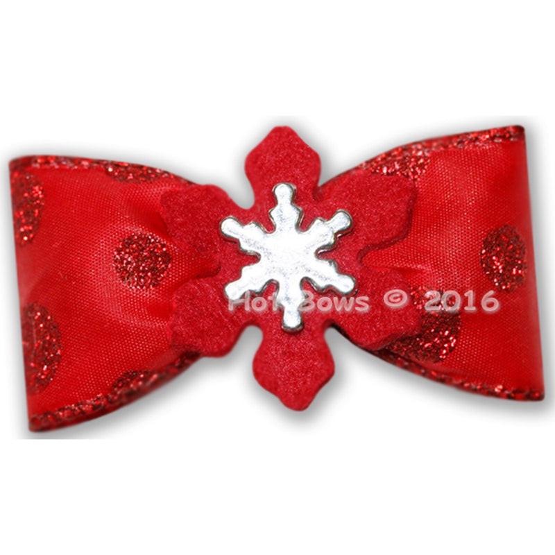 Hot Bows Enchanted Winter Bow - Large Alligator Clip