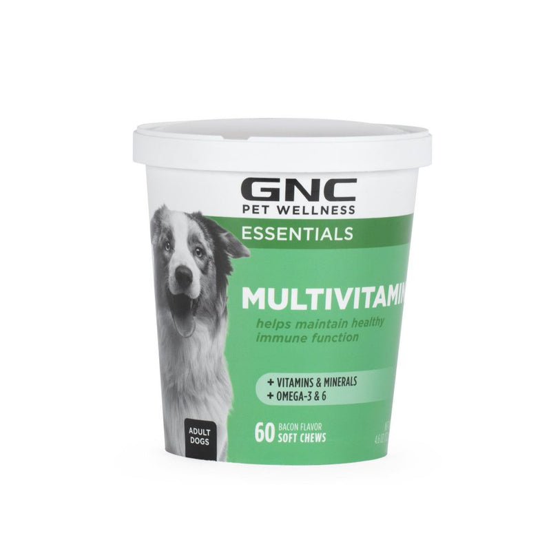 GNC Pets ESSENTIALS Multivitamin All Dog 60 ct Soft Chews 12 oz