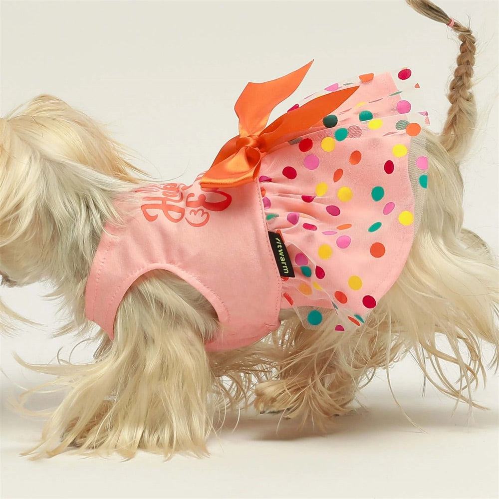 Fitwarm Dog Happy Easter Dress