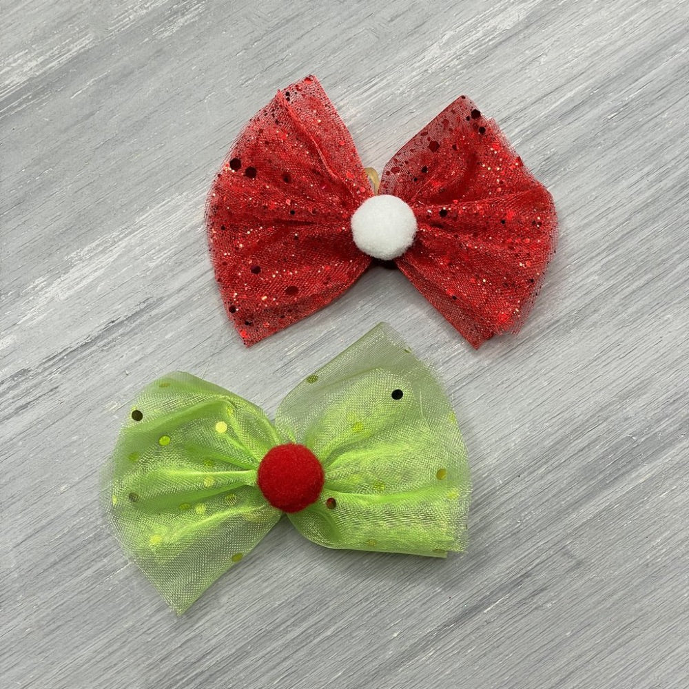 Bardel Christmas Sparkle Sheer Sparkle Bows