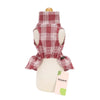 Fitwarm Plaid Turtleneck Vest Dress