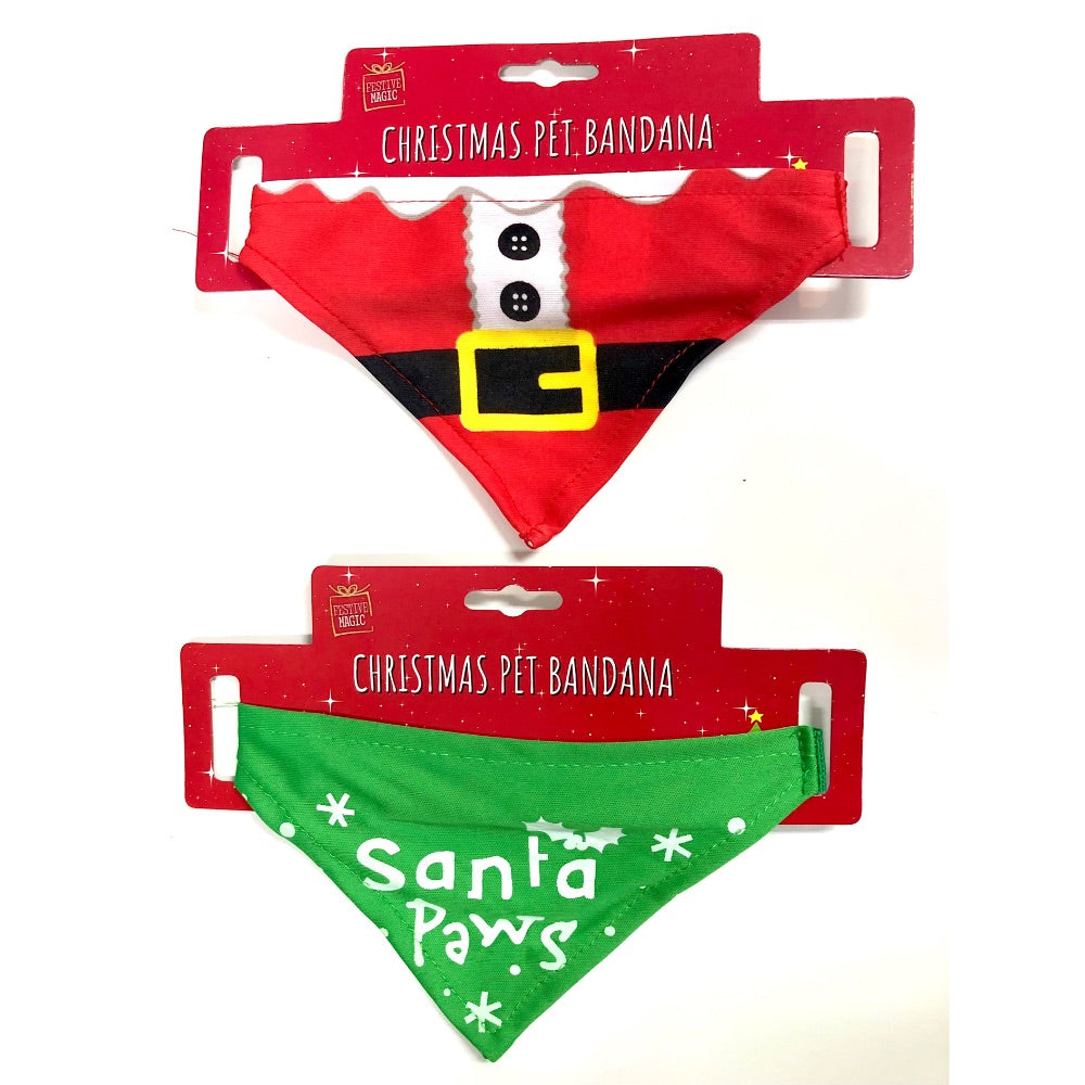 Festive Magic Christmas Pet Bandana