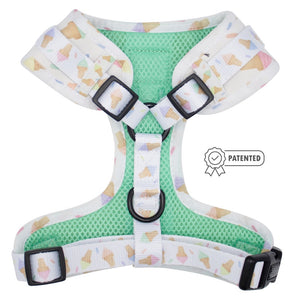 Sassy Woof Adjustable Harness - Ice cream