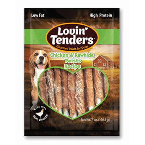 Lovin' Tenders Chicken & Rawhide Twists