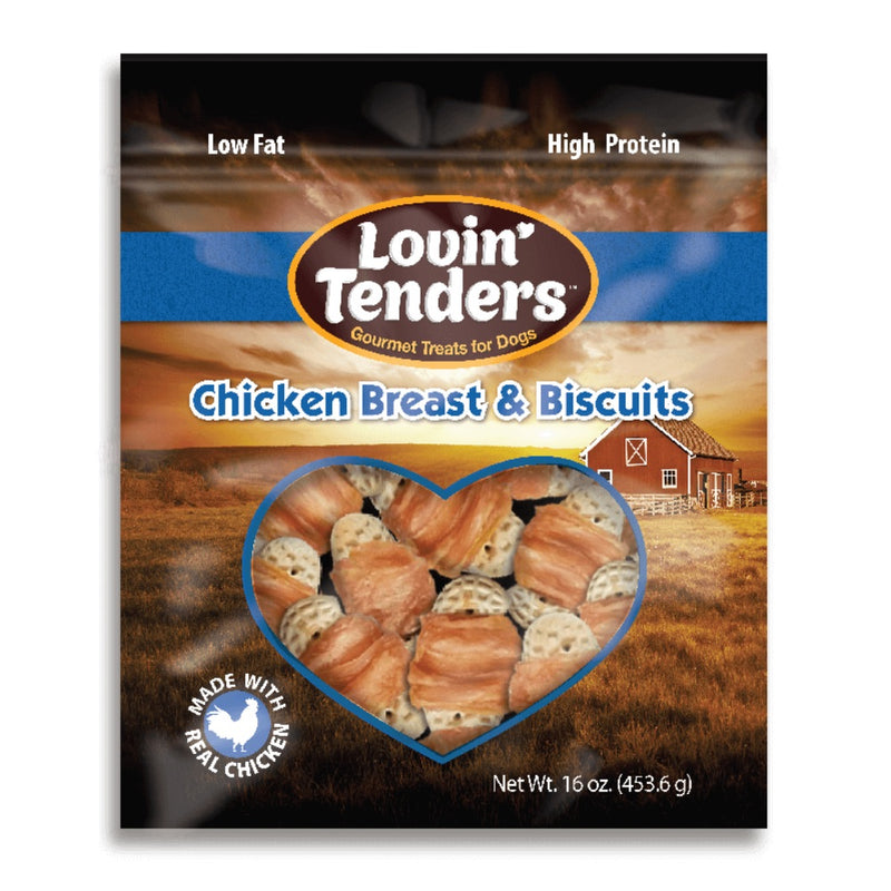 Lovin' Tenders Dog Treats Chicken Breast & Biscuits