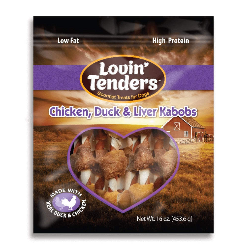 Lovin' Tenders Chicken, Duck, & Liver Kabobs - 16 oz