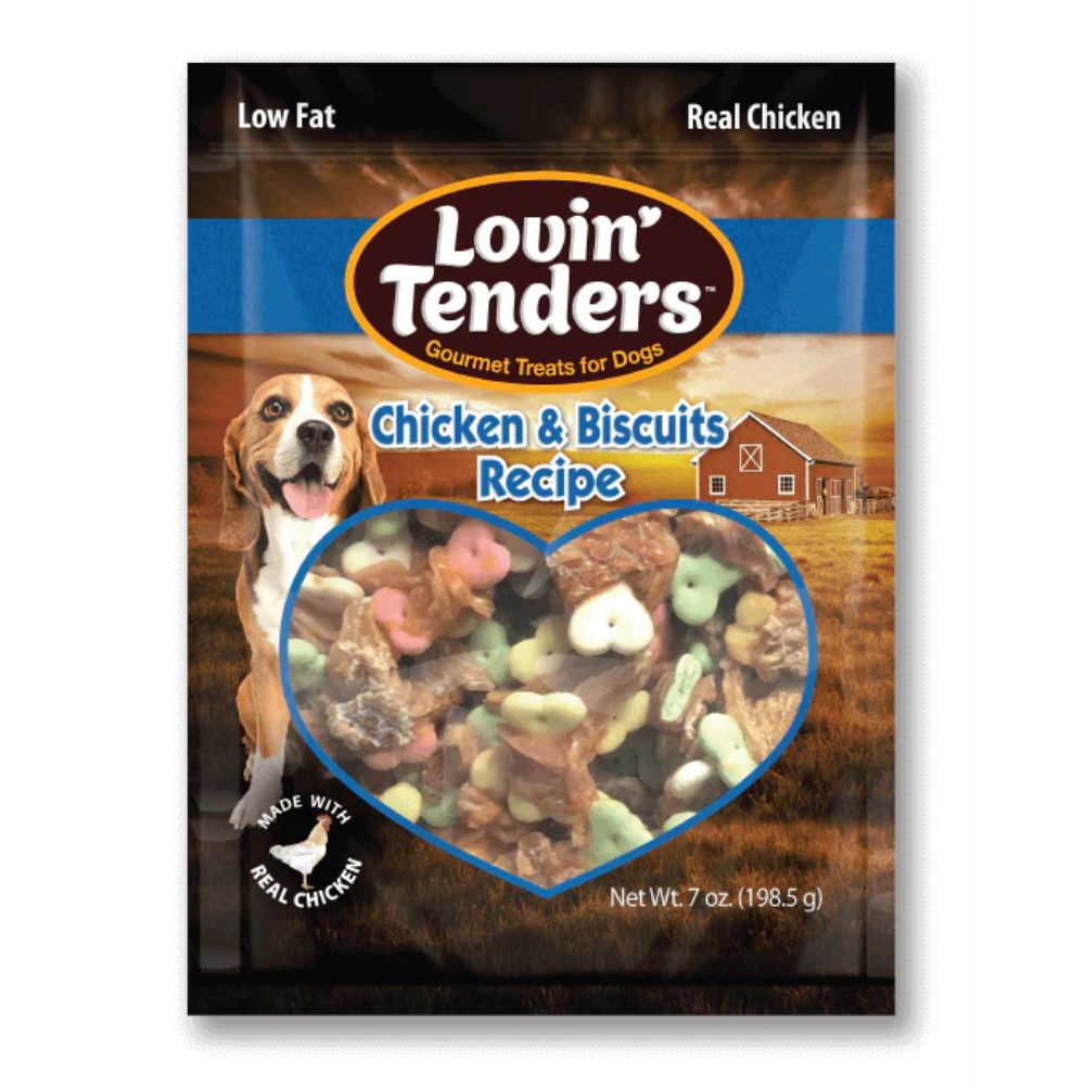Lovin' Tenders Dog Treats Chicken Breast & Biscuits